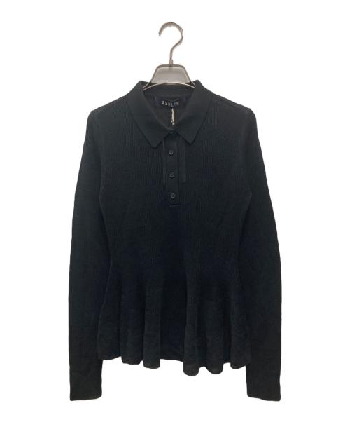 ashlyn（アシュリン）ashlyn (アシュリン) 薄手ニット ブラック サイズ:S 未使用品の古着・服飾アイテム