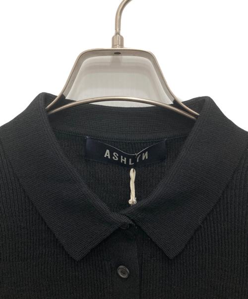 ashlyn（アシュリン）ashlyn (アシュリン) 薄手ニット ブラック サイズ:S 未使用品の古着・服飾アイテム