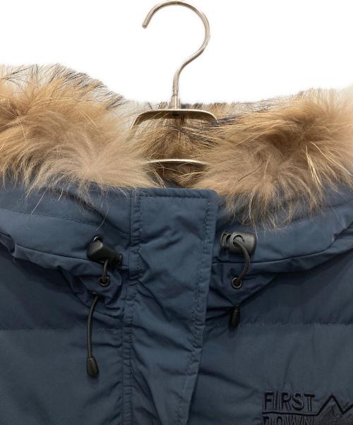 FIRST DOWN（ファーストダウン）FIRST DOWN (ファーストダウン) URBAN LONG DOWN/アーバン　ロング　ダウン ネイビー サイズ:Sの古着・服飾アイテム