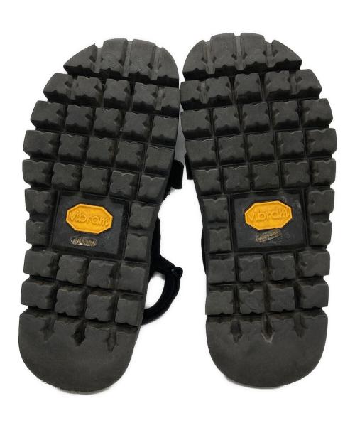 nagonstans（ナゴンスタンス）nagonstans (ナゴンスタンス) チャンキーサンダル ブラック サイズ:24の古着・服飾アイテム