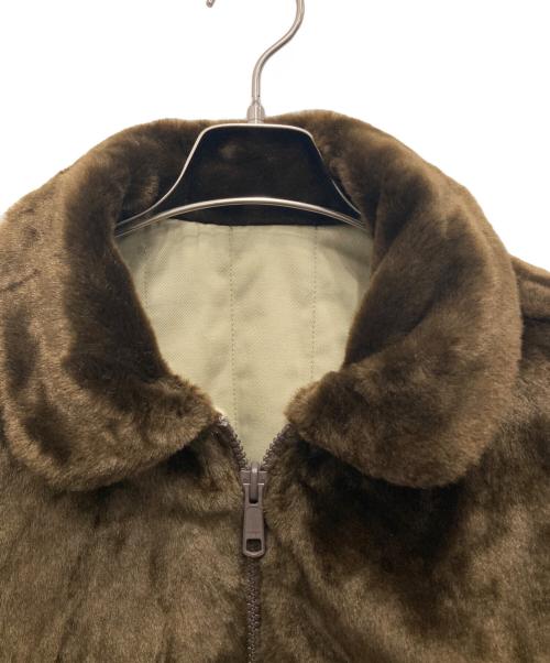 SUPREME（シュプリーム）Supreme Dickies (ディッキーズ) Reversible Quilted Faux Fur Work Jacket/リバーシブル キルテッド フェイク ファー ワーク ジャケット ベージュ×ブラウン サイズ:Mの古着・服飾アイテム