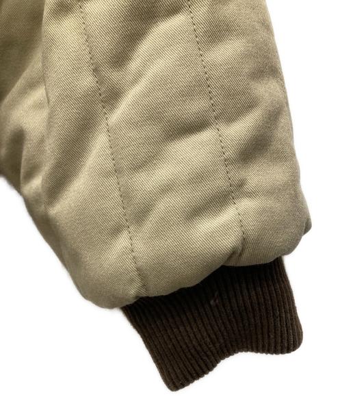 SUPREME（シュプリーム）SUPREME Dickies (ディッキーズ) Reversible Quilted Faux Fur Work Jacket/リバーシブル キルテッド フェイク ファー ワーク ジャケット ベージュ×ブラウン サイズ:Mの古着・服飾アイテム