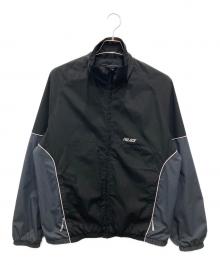 PALACE（パレス）の古着「LAZER SHELL JACKET/レザー シェル ジャケット」｜ブラック×グレー