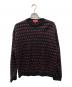 Supreme（シュプリーム）の古着「Flowers Metallic Sweater」｜ブラック×レッド