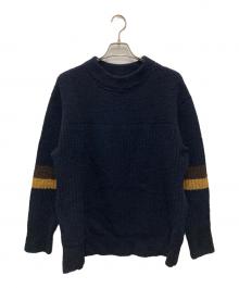 45R（フォーティファイブ・アール）の古着「シェットランドニットの908リブモックネックセーター」｜ネイビー