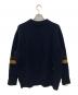 45R (フォーティファイブ・アール) シェットランドニットの908リブモックネックセーター ネイビー サイズ:L：15000円