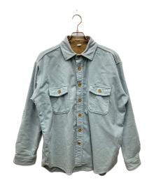 45R（フォーティファイブ・アール）の古着「モールサージの908オンザビーチシャツ」｜サックスブルー