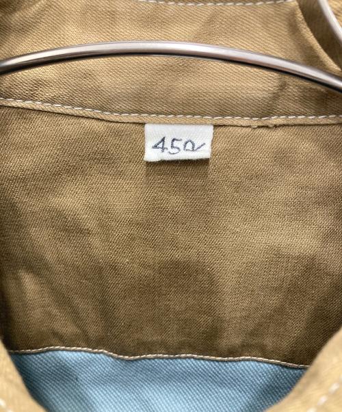 45R（フォーティファイブ・アール）45R (フォーティファイブ・アール) モールサージの908オンザビーチシャツ サックスブルー サイズ:Lの古着・服飾アイテム