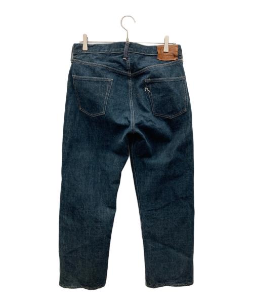 45R（フォーティファイブ・アール）45R (フォーティファイブ・アール) ペイズリーポケット デニムパンツ ブルー サイズ:表記無し(実寸ご確認ください）の古着・服飾アイテム