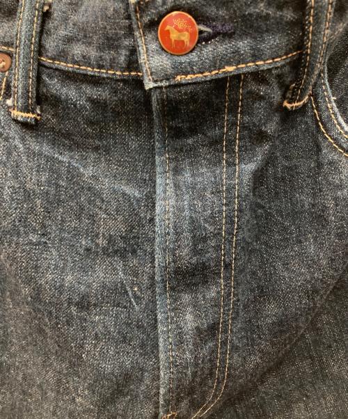 45R（フォーティファイブ・アール）45R (フォーティファイブ・アール) ペイズリーポケット デニムパンツ ブルー サイズ:表記無し(実寸ご確認ください）の古着・服飾アイテム