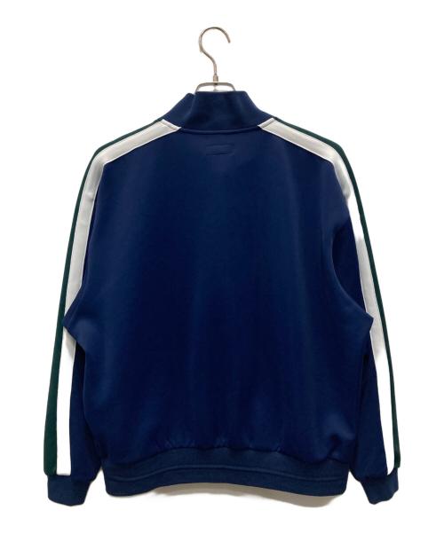 LFYT（エルエフワイティー）LFYT (エルエフワイティー) STRIPED JERSEY TRACK JACKET グリーン×ネイビー×ホワイト サイズ:Mの古着・服飾アイテム