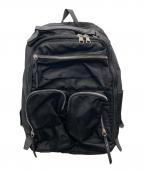 W&.Day/Nightダブルアンドデイナイト）の古着「ミュッケ オーガナイズドリュック」｜ブラック