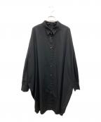 mizuiro-indミズイロインド）の古着「シャツワンピース」｜ブラック