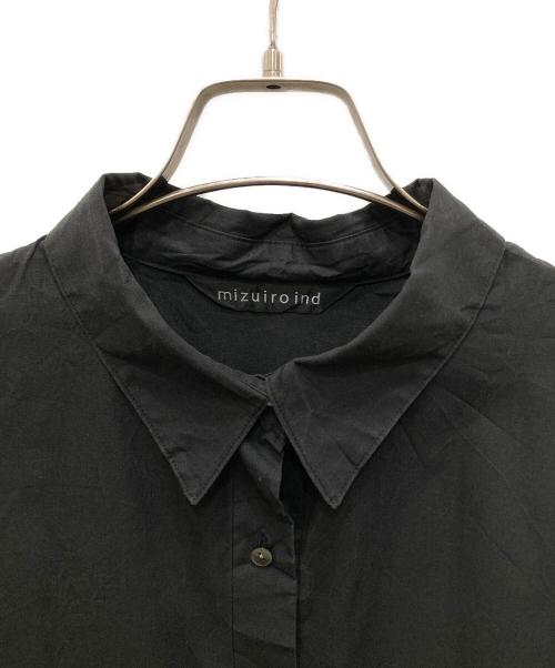 mizuiro-ind（ミズイロインド）mizuiro-ind (ミズイロインド) シャツワンピース ブラック サイズ:不明（実寸をご確認ください）の古着・服飾アイテム