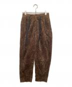 MONKEY TIMEモンキータイム）の古着「PAISLY CD PRINT WIDE 1P EASY」｜ブラウン