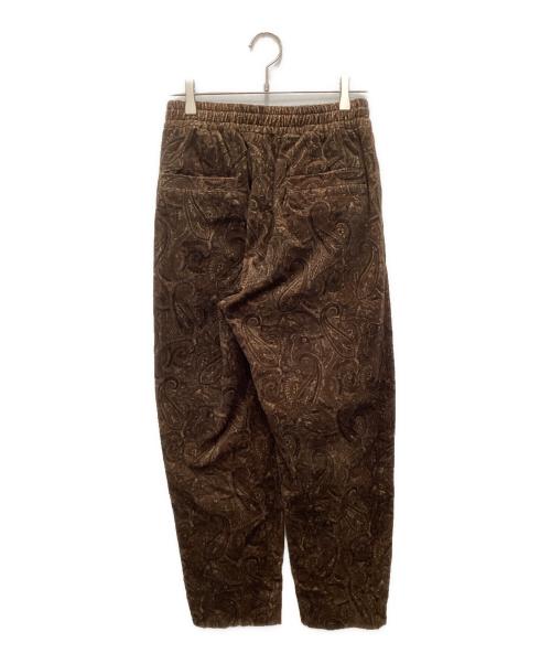 MONKEY TIME（モンキータイム）MONKEY TIME (モンキータイム) PAISLY CD PRINT WIDE 1P EASY ブラウン サイズ:Sの古着・服飾アイテム