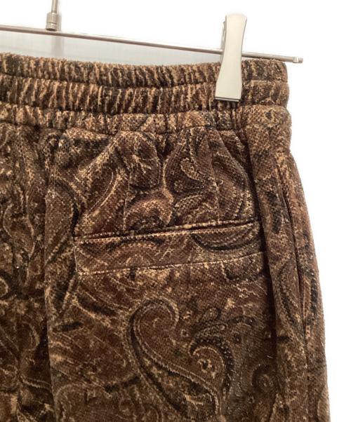 MONKEY TIME（モンキータイム）MONKEY TIME (モンキータイム) PAISLY CD PRINT WIDE 1P EASY ブラウン サイズ:Sの古着・服飾アイテム