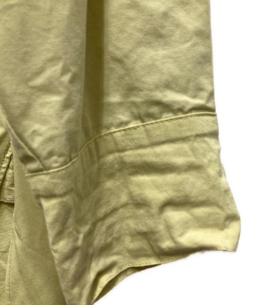 6(ROKU) BEAUTY&YOUTH（ロク ビューティーアンドユース）6(ROKU) BEAUTY&YOUTH (ロク ビューティーアンドユース) PIN TUCK SHIRT/ピン タック シャツ イエロー サイズ:38の古着・服飾アイテム