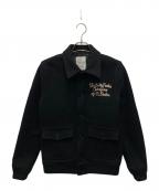 WACKO MARIAワコマリア）の古着「メルトンウールジャケット」｜ブラック