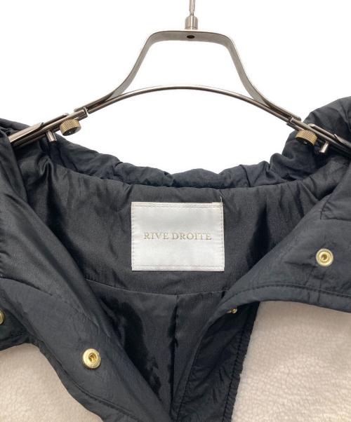 RIVE DROITE（リヴドロワ）RIVE DROITE (リヴドロワ) フードボアコート ホワイト×ブラック サイズ:Fの古着・服飾アイテム
