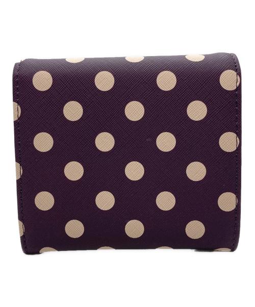 GRAIN（グレイン）GRAIN (グレイン) 2つ折り財布 パープル×イエローの古着・服飾アイテム