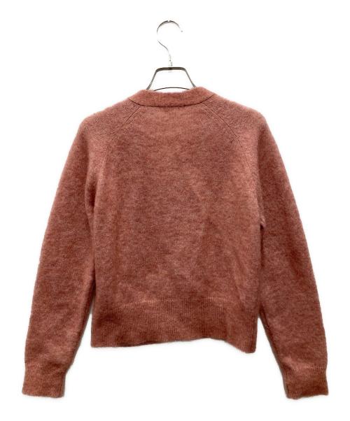 MACPHEE（マカフィー）MACPHEE (マカフィー) ストレッチモヘヤ Vネックカーディガン ピンク サイズ:Ｓの古着・服飾アイテム