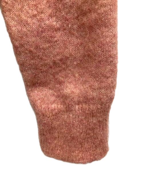 MACPHEE（マカフィー）MACPHEE (マカフィー) ストレッチモヘヤ Vネックカーディガン ピンク サイズ:Ｓの古着・服飾アイテム