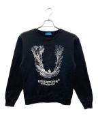 UNDERCOVERアンダーカバー）の古着「SCENERY Uスウェット」｜ブラック