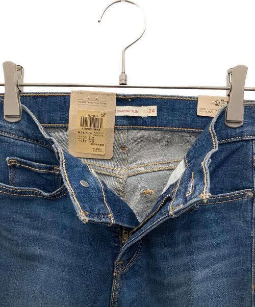 LEVI'S（リーバイス）LEVI'S (リーバイス) シェイピング スリム ストレッチ ジーンズ ブルー サイズ:W24 未使用品の古着・服飾アイテム