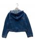 LEVI'S (リーバイス) SILVERTAB フーデッドトラッカージャケット ブルー サイズ:S 未使用品：6000円