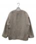 Noble (ノーブル) MTRカラーレスジップショートコート グレージュ サイズ:36：13000円