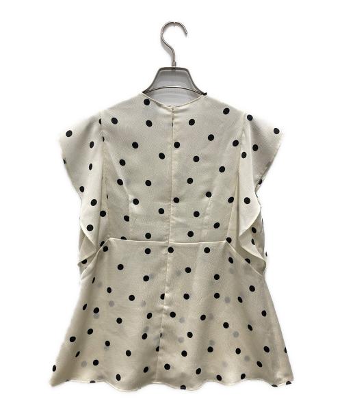 IENA（イエナ）IENA (イエナ) ウォッシャブル sese ポルカドットブラウス アイボリー サイズ:38の古着・服飾アイテム