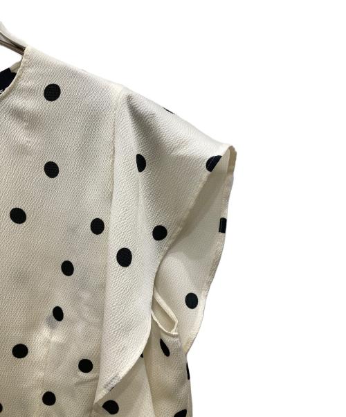 IENA（イエナ）IENA (イエナ) ウォッシャブル sese ポルカドットブラウス アイボリー サイズ:38の古着・服飾アイテム