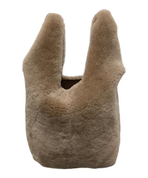 Whim Gazette（ウィムガゼット）Whim Gazette (ウィムガゼット) トスカーナムートンチェーンバッグ ベージュ サイズ:Fの古着・服飾アイテム