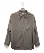 STEVEN ALANスティーブンアラン）の古着「スラブ レギュラーカラー シャツ」｜グレー