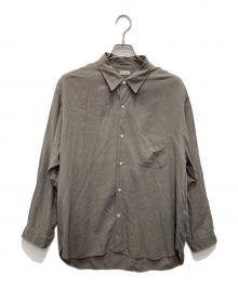 STEVEN ALAN（スティーブンアラン）の古着「スラブ レギュラーカラー シャツ」｜グレー