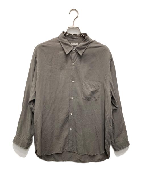 STEVEN ALAN（スティーブンアラン）STEVEN ALAN (スティーブンアラン) スラブ レギュラーカラー シャツ グレー サイズ:XLの古着・服飾アイテム