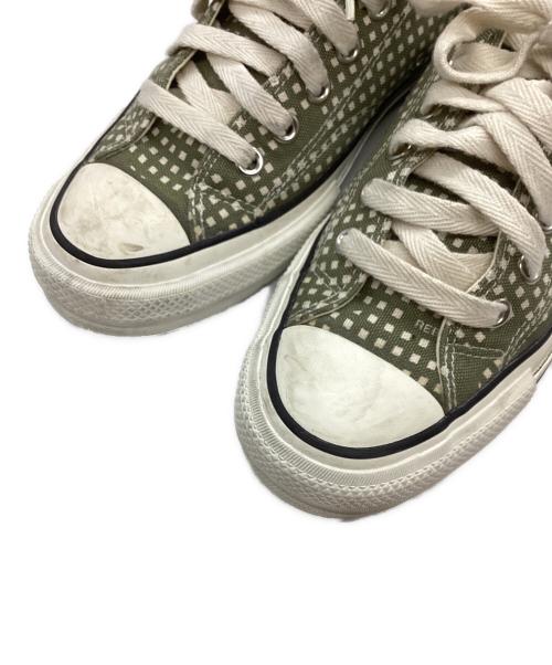 CONVERSE ADDICT（コンバース アディクト）CONVERSE ADDICT N.HOOLYWOOD (エヌ ハリウッド) UNDERCOVER (アンダーカバー) CHUCK TAYLOR NU OX/チャックテイラー エヌユー オックス オリーブ サイズ:26の古着・服飾アイテム