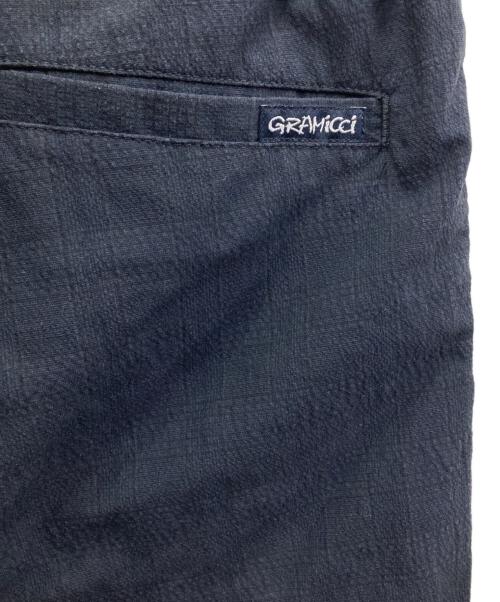 GRAMICCI（グラミチ）GRAMICCI (グラミチ) Begin別注 涼しいクールマックスサッカーパンツ ネイビー サイズ:Sの古着・服飾アイテム