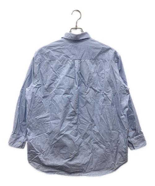 DES PRES（デ プレ）DES PRES (デ プレ) ギザコットンストライプ オーバーサイズドシャツ ブルー サイズ:40の古着・服飾アイテム