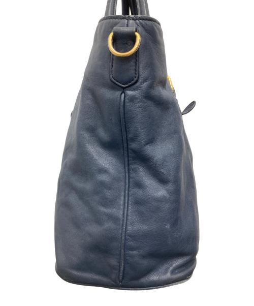 PRADA（プラダ）PRADA (プラダ) 2WAYバッグ ネイビーの古着・服飾アイテム