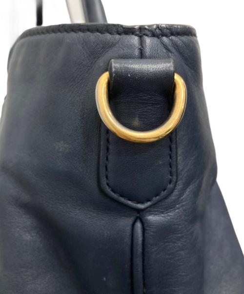 PRADA（プラダ）PRADA (プラダ) 2WAYバッグ ネイビーの古着・服飾アイテム
