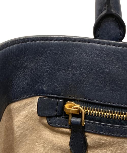 PRADA（プラダ）PRADA (プラダ) 2WAYバッグ ネイビーの古着・服飾アイテム