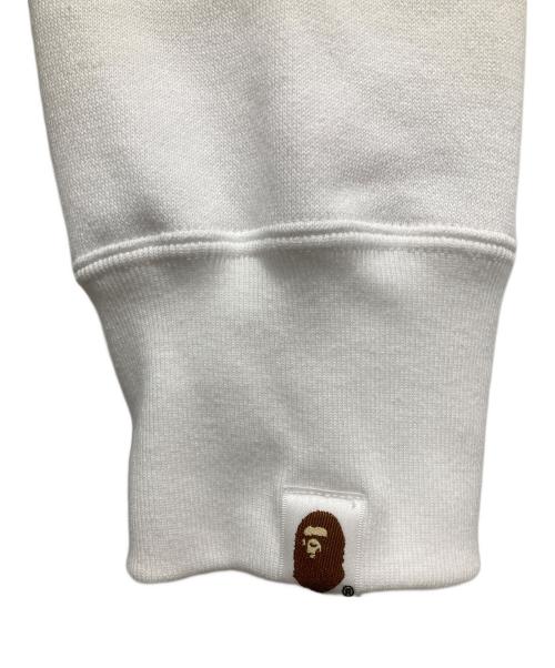 A BATHING APE（ア ベイシング エイプ）A BATHING APE (ア ベイシング エイプ) タイガージップパーカー ホワイト サイズ:Lの古着・服飾アイテム