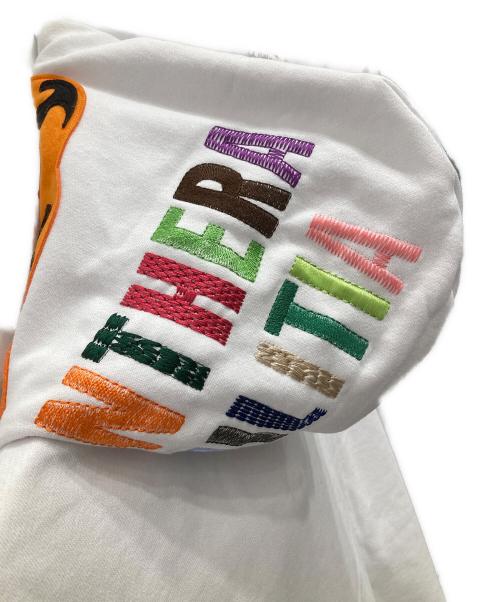 A BATHING APE（ア ベイシング エイプ）A BATHING APE (ア ベイシング エイプ) タイガージップパーカー ホワイト サイズ:Lの古着・服飾アイテム