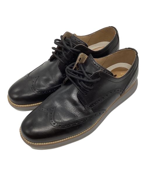 COLE HAAN（コールハーン）COLE HAAN (コールハーン) オリジナルグランド ウィングチップ オックスフォード ブラック サイズ:8　2/1の古着・服飾アイテム