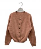 Omekashiオメカシ）の古着「ファーカシミヤ2WAYカーディガン」｜ピンク