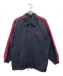 adidas（アディダス）の古着「90’sナイロンジャケット」｜ブラック×レッド