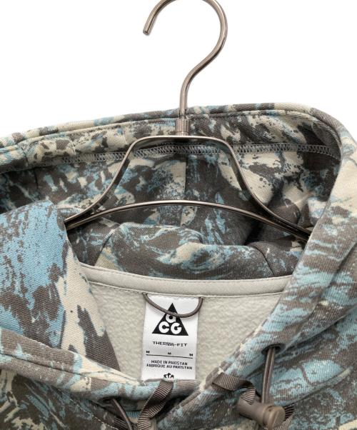 NIKE ACG（ナイキエーシージー）NIKE ACG (ナイキエーシージー) NRG TF ACG FLC PO HOODIE ブルー×グレー サイズ:Mの古着・服飾アイテム