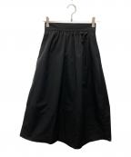 UNITED ARROWS TOKYOユナイテッドアローズトウキョウ）の古着「タスラン ステッチ コクーンスカート」｜ブラック